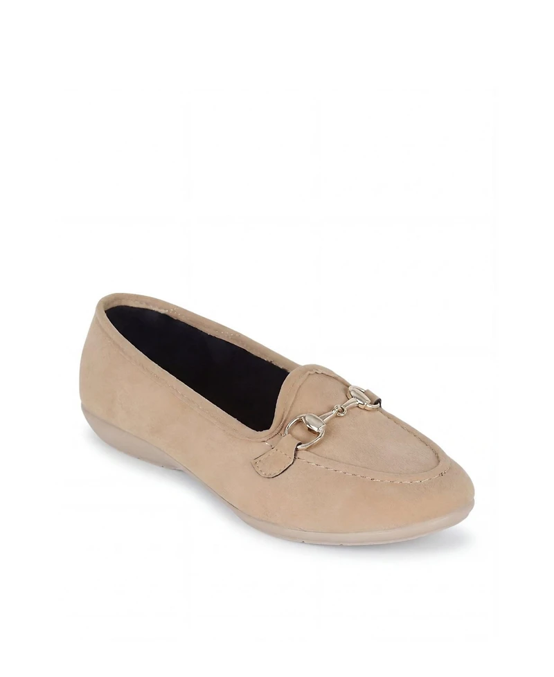 Menina Step Women's Royal Suede Buckle Slipper