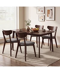 Slickblue Kitchen Dining Table Rectangular for 4 to 6 People