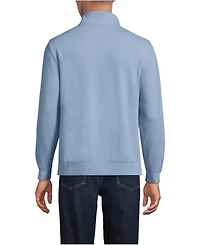 Lands' End Big & Tall Bedford Rib Quarter Zip Sweater
