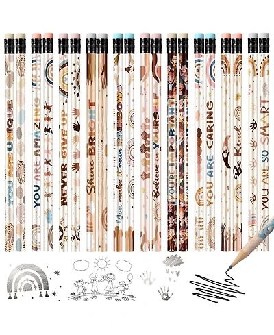 Gnuadz Inspirational Pencils Bulk Motivational School Stationery Gifts