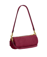 Coach Suede Small Barrel Bag