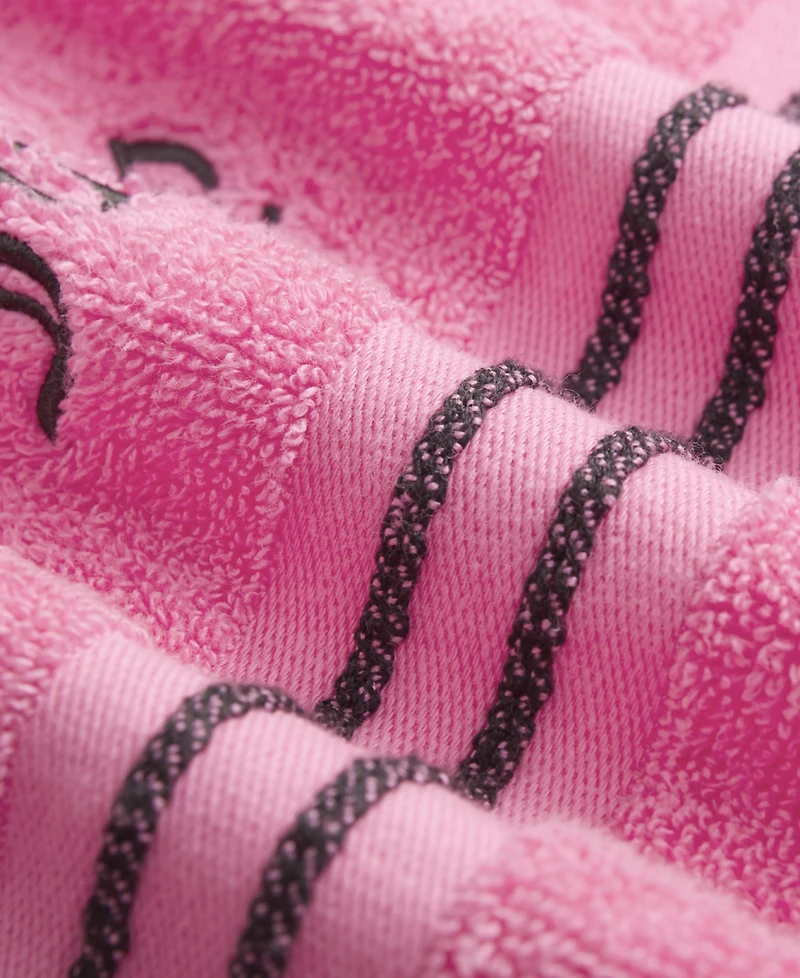 Juicy Couture Neon Border Cotton 6-Pc. Bath Towel Set