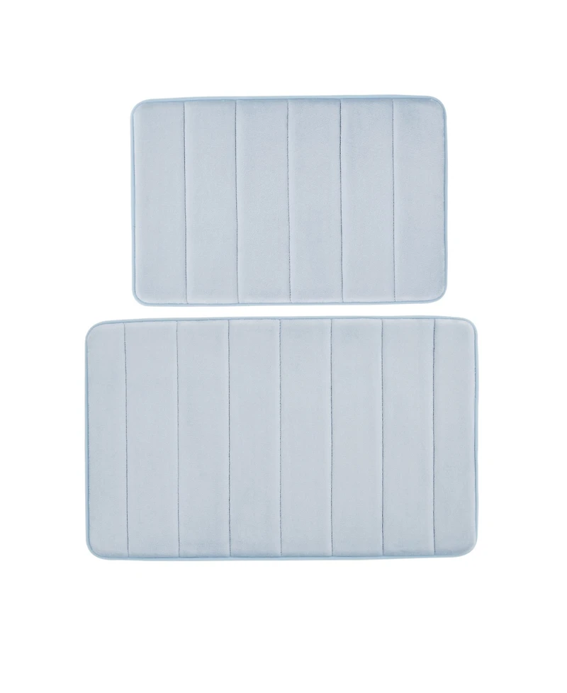 Truly Soft Solid Memory Foam 2-Pc. Bath Rug Set