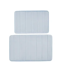 Truly Soft Solid Memory Foam 2-Pc. Bath Rug Set