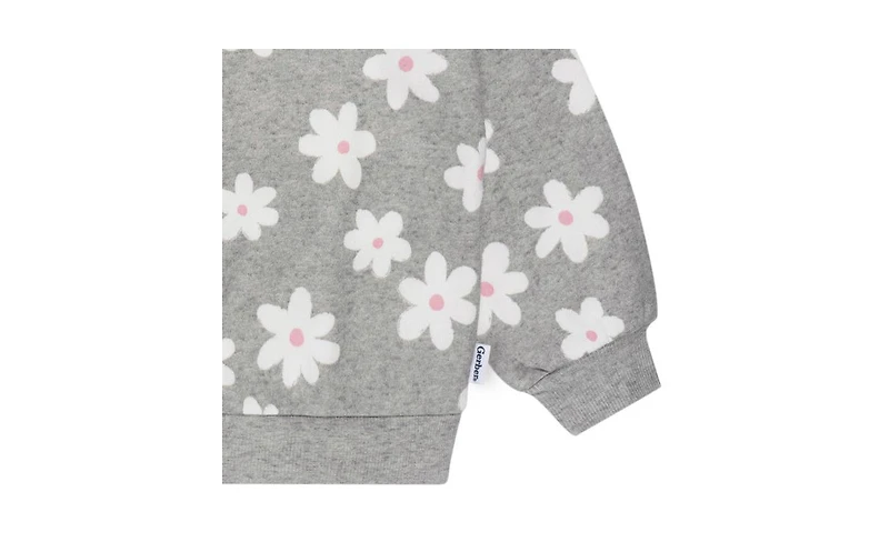 Gerber Toddler Girls 2-Piece Fleece Outfit Set