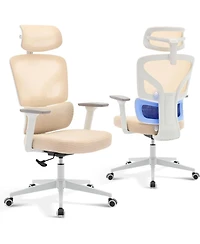 gaomon Ergonomic Mesh Office Chair with Adjustable Lumbar Support, High-Back Design, Headrest and 3D Armrests