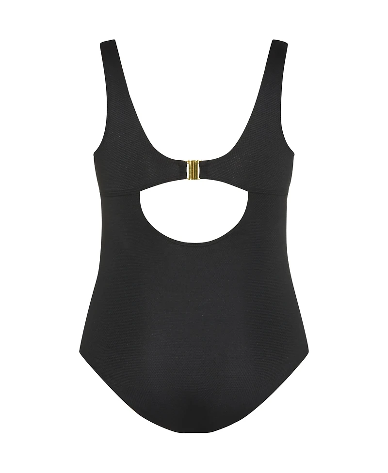 City Chic Plus Sardinia Tie Front 1 Piece