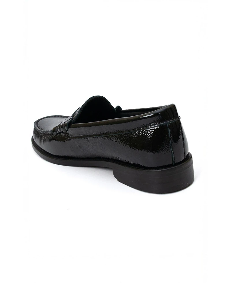Menina Step Women's Mila Leather Penny Loafer