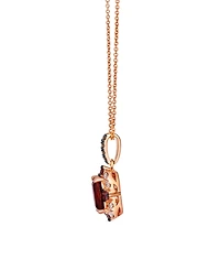 Le Vian Garnet (1-7/8 ct. t.w.) & Diamond (5/8 ct. t.w.) Pendant Necklace in 14k Strawberry Gold