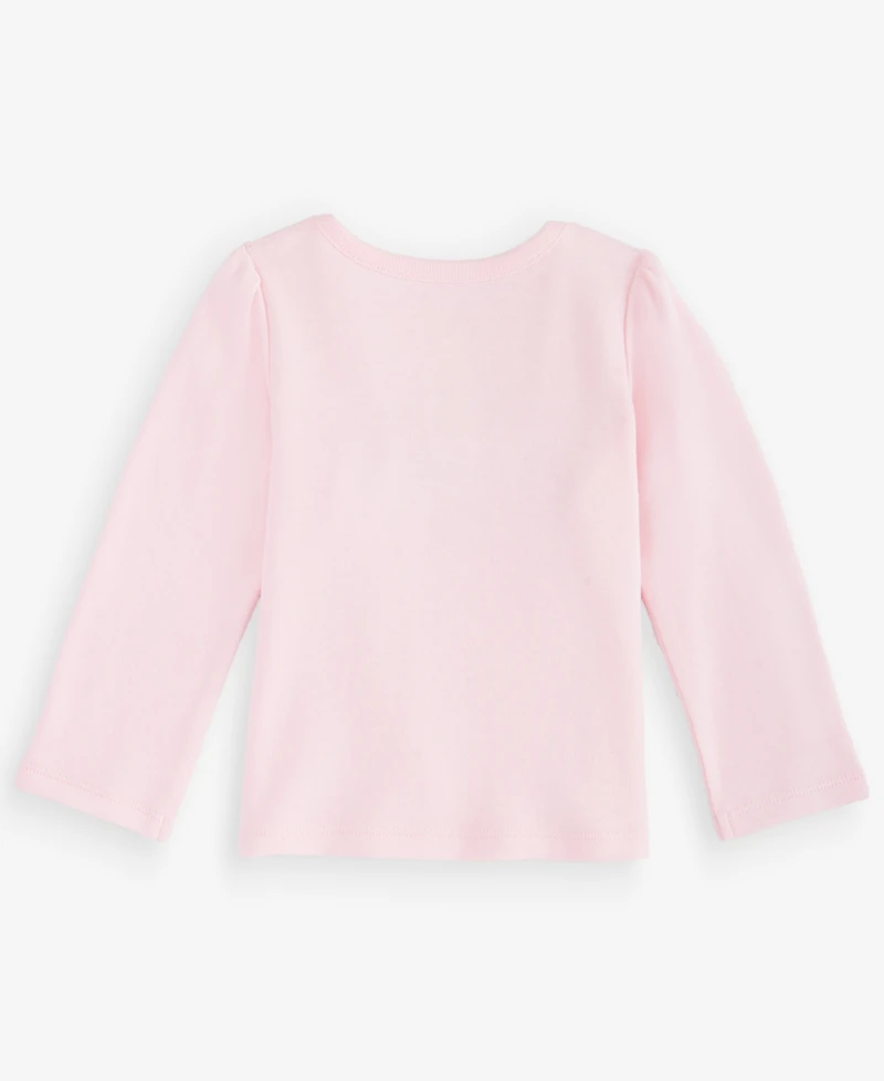 First Impressions Baby Girls' 3M-24M Mix & Match Long-Sleeve Pumpkin Pie T-Shirt, Macy's Exclusive