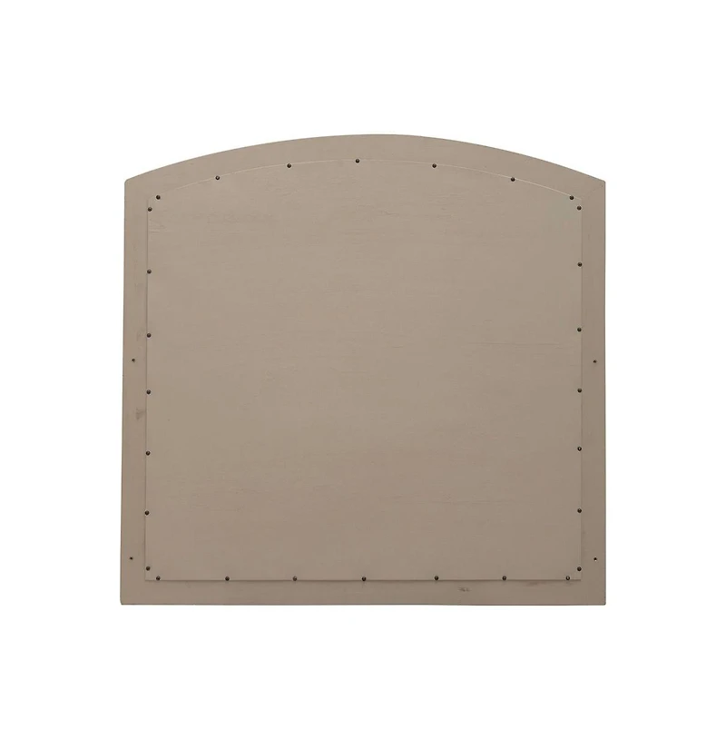 Liberty Furniture Industries, Inc. Arched Mirror with Dresser Mount 41" x 40"- Burnished Oak Wood Frame