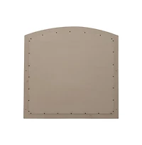 Liberty Furniture Industries, Inc. Arched Mirror with Dresser Mount 41" x 40"- Burnished Oak Wood Frame