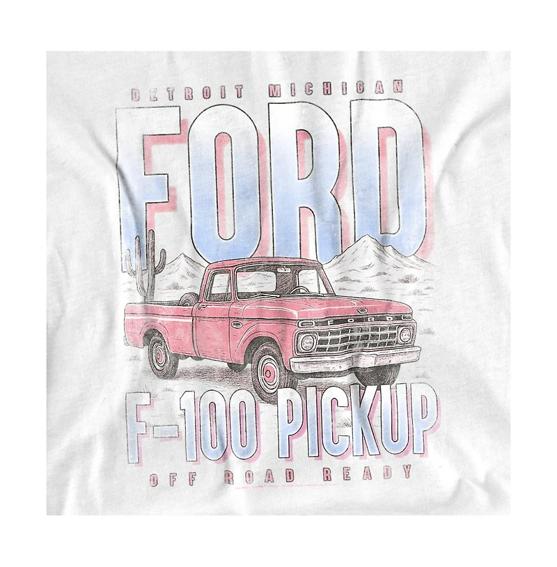 Mustang Men's Ford Trucks F100 Pickup Retro T-Shirt