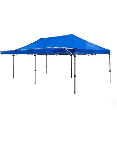gaomon 10x20 ft Pop Up Canopy Tent, Portable Instant Shelter with 8x8 ft Cover, for Patio, Garden, Beach