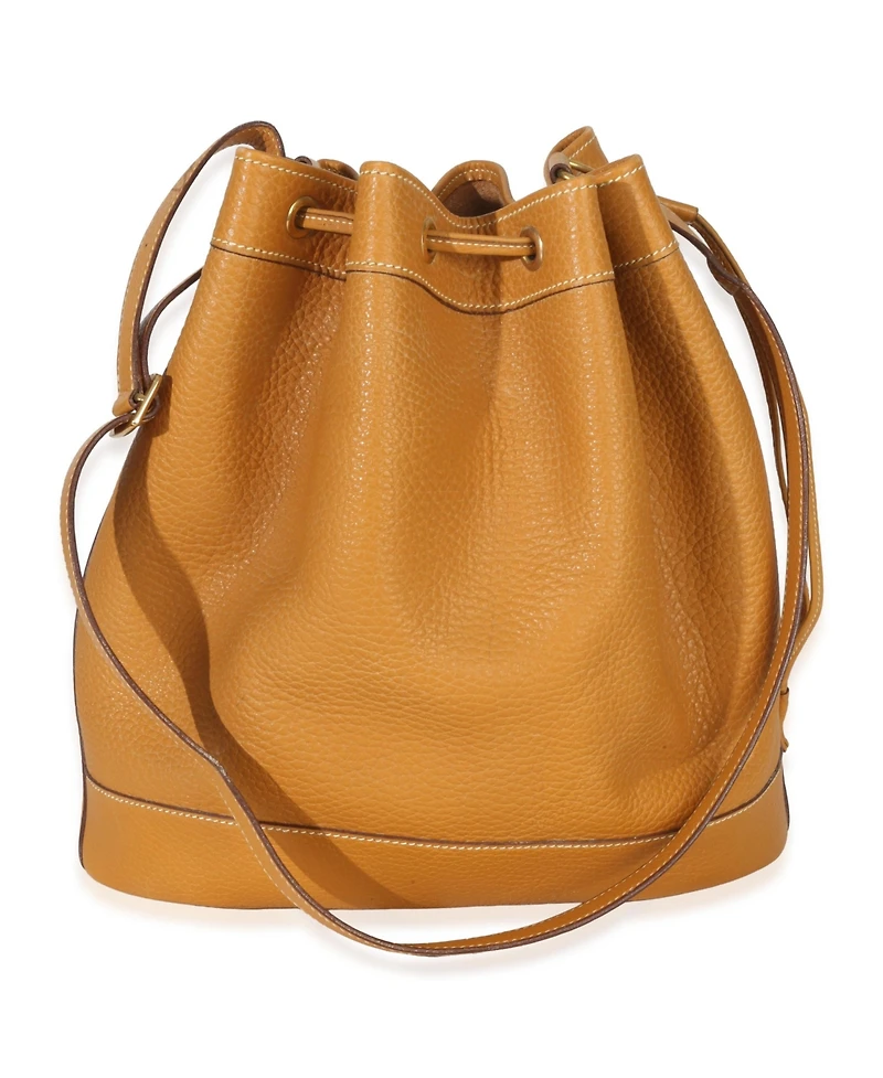 Pre-Owned HERMES Sable Togo Market Bucket Tote