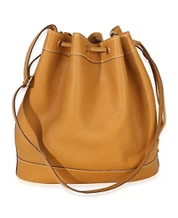 Pre-Owned HERMES Sable Togo Market Bucket Tote