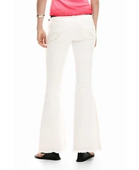 Desigual Women's Frayed flare jeans