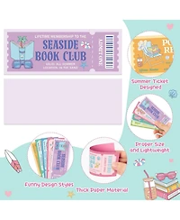 Gnuadz Summer Book Club Ticket Bookmarks