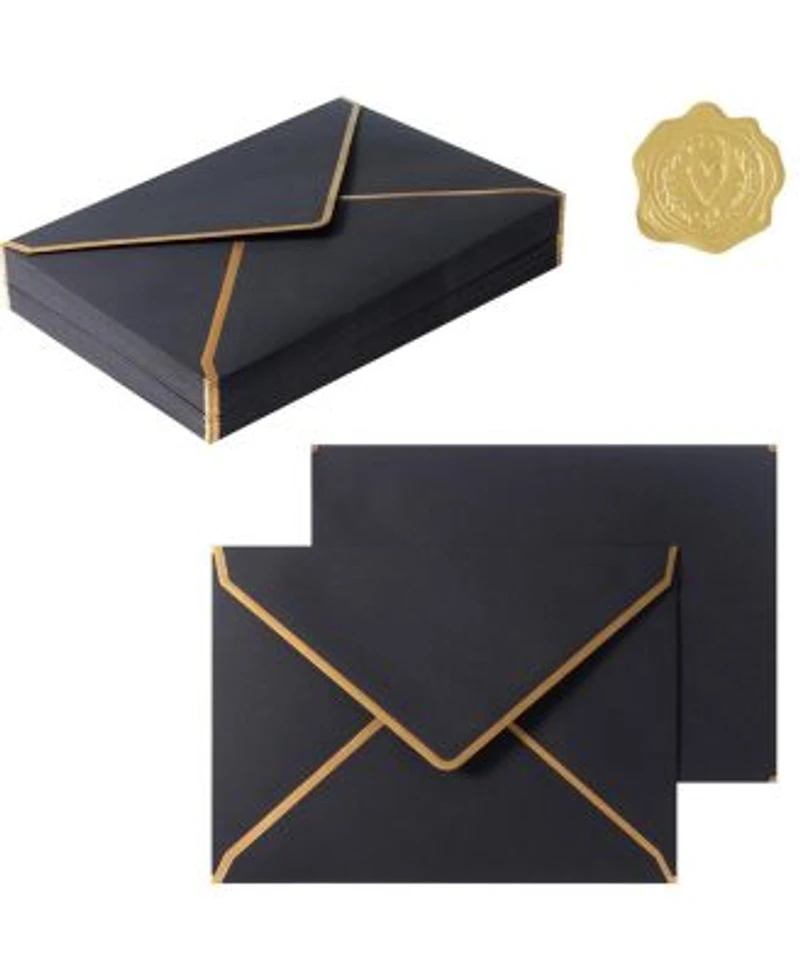 Gnuadz Envelopes With Border Stickers Greeting Cards Invitation