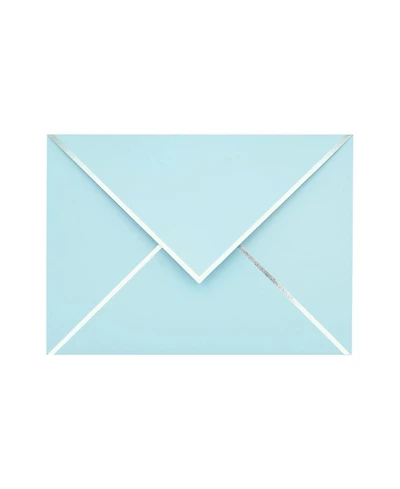 Gnuadz A2 Envelopes V Flap Foil Border Mailing Wedding Invitations