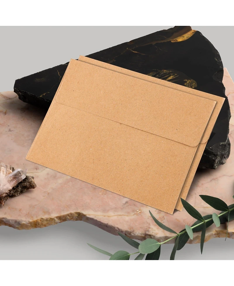 Gnuadz Kraft Envelopes Peel Press Wedding Invitation