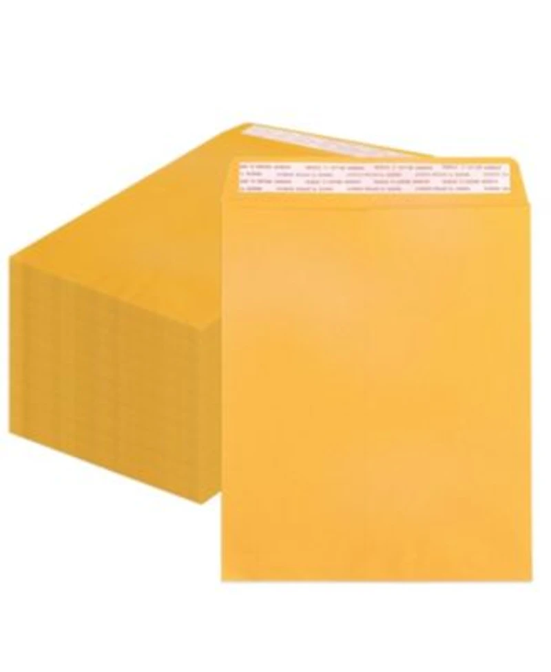 Gnuadz Geofun Manilla Envelopes Peel Seal Open End