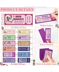 Gnuadz Funny Book Club Ticket Bookmarks Bookish Gifts