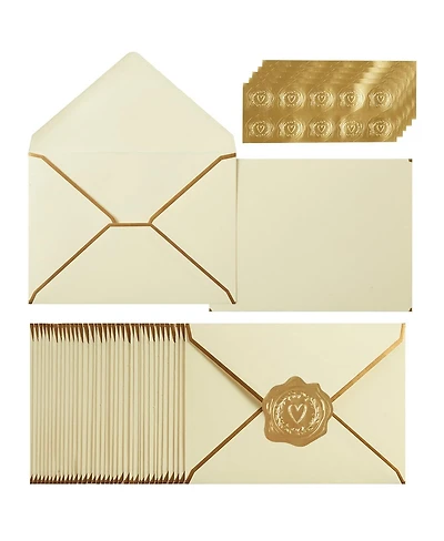 Gnuadz Christmas A7 Envelopes With Border For Invitations Gift Cards