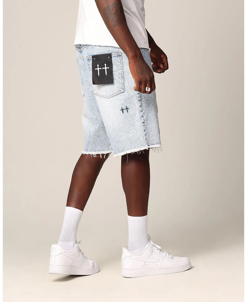 Saint Morta Men's Baggy Denim Shorts