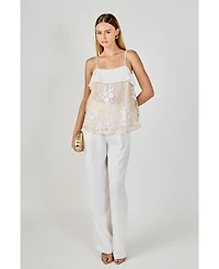endless rose Women's Sequin Cami Top
