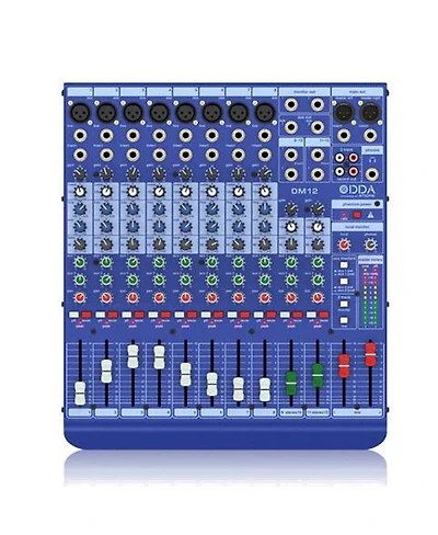 Midas DM12 12 Input Analog Live and Studio Mixer with Microphone Preamplifier