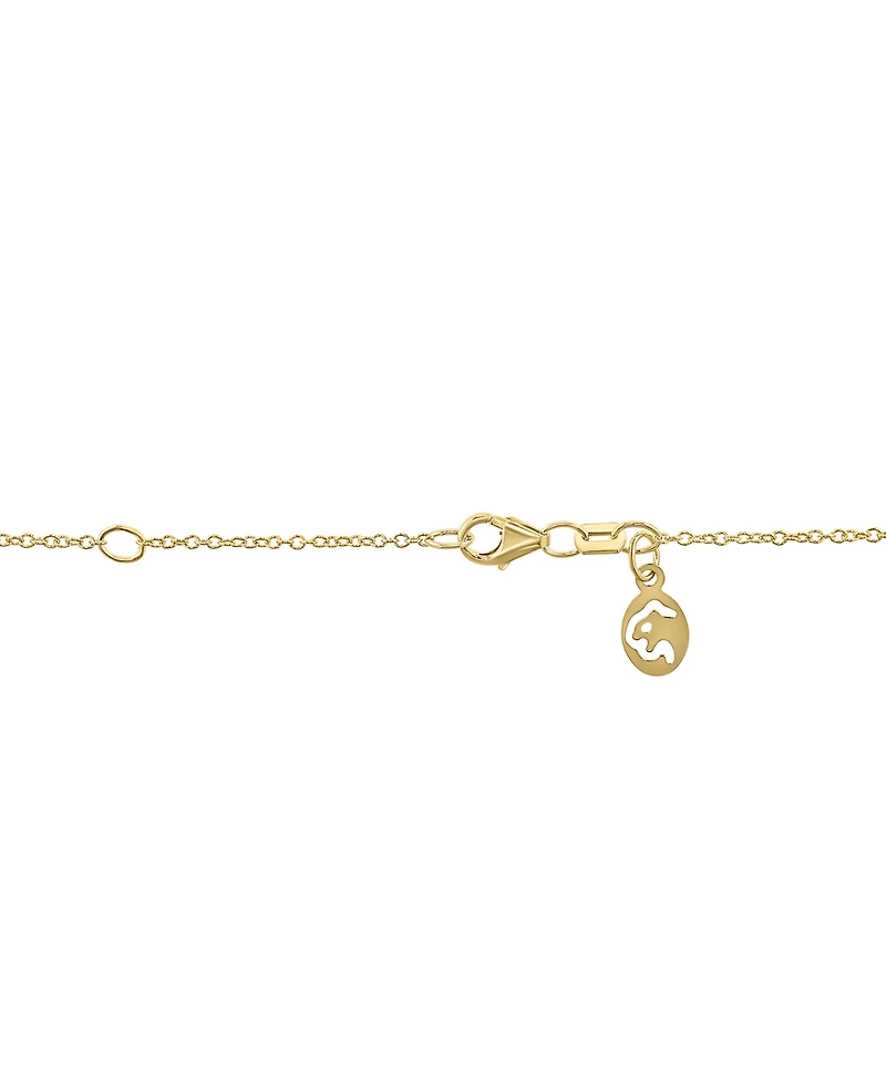 Effy Collection Citrine (1-7/8 ct. t.w.) & Diamond (1/20 ct. t.w.) Pendant Necklace in 14k Yellow Gold