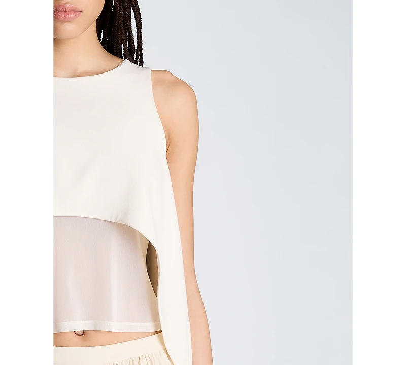 Kenneth Cole Women's Layered High-Low Tank Top
