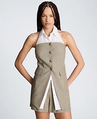 Kenneth Cole Women's Collared Neck Vest
