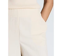 Kenneth Cole Women's Mid-Rise Barrel Leg Pants