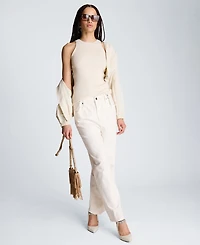 Kenneth Cole Women's High-Rise Wide-Leg Pants