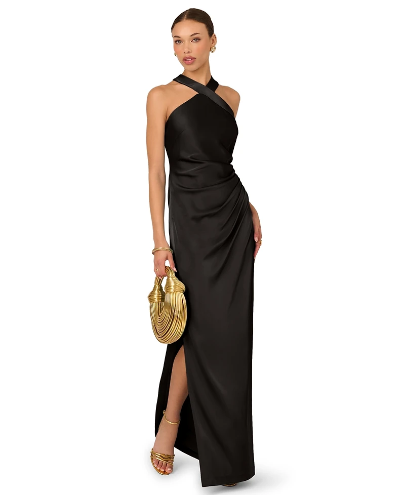 Adrianna Women's Halter Neck Maxi Dress
