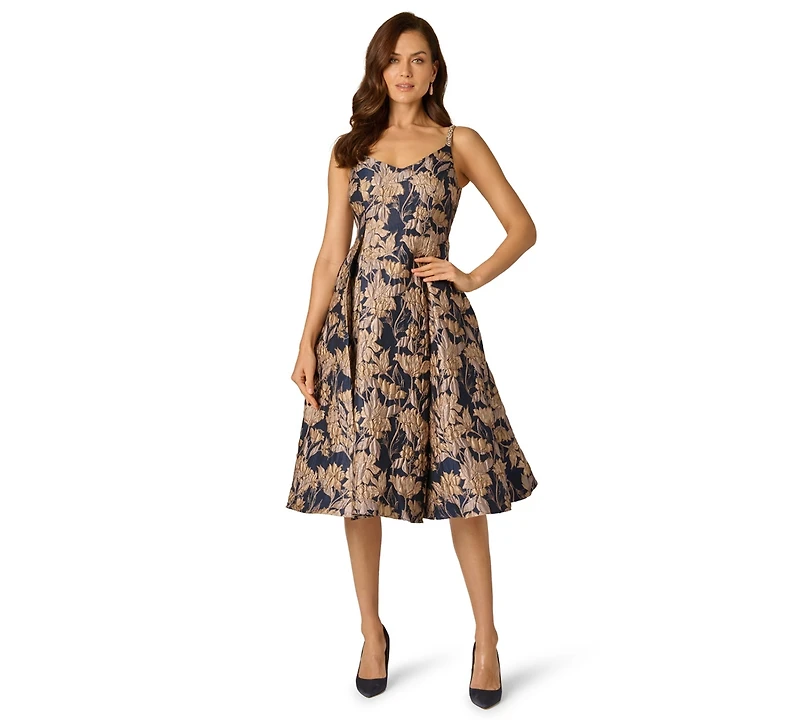 Adrianna Papell Women's Sleeveless Sweetheart Dress