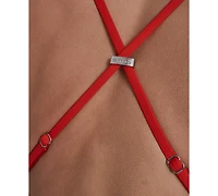 Calvin Klein Women's Cross Back Straps One-Piece Swimsuit