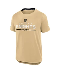 Fanatics Men's Gold Vegas Golden Knights Authentic Pro Rink Tech T-Shirt