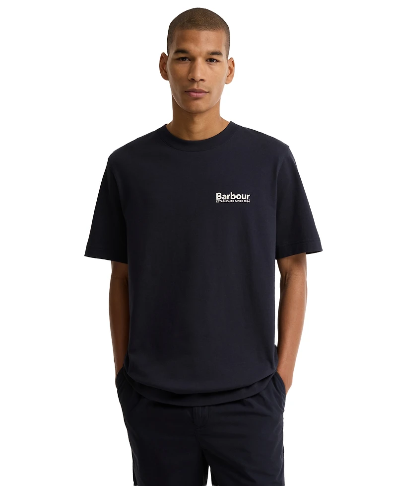 Barbour Men's Moonwell Graphic Relaxed-Fit Cotton T-Shirt