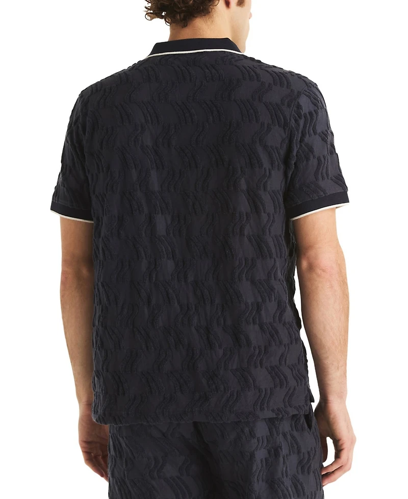 Nautica Men's Cotton Knit Classic-Fit Polo Shirt