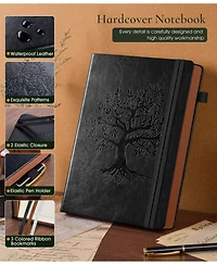 Gnuadz Vintage Leather Journal Lined A4 Notebook
