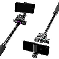 Takama Flip-Zip Tripod Monopod Kit, for Camera and Smartphone with Mount Head and Lightweight Compact Bag for Multi-Function