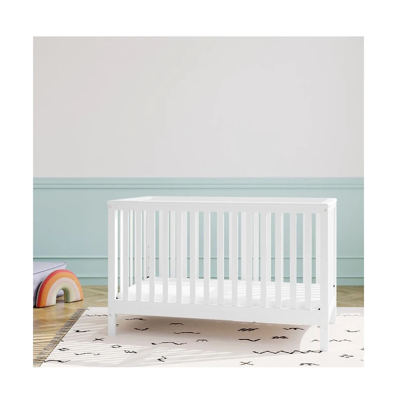 Storkcraft Hillcrest 4 in 1 Fixed Side Convertible Crib