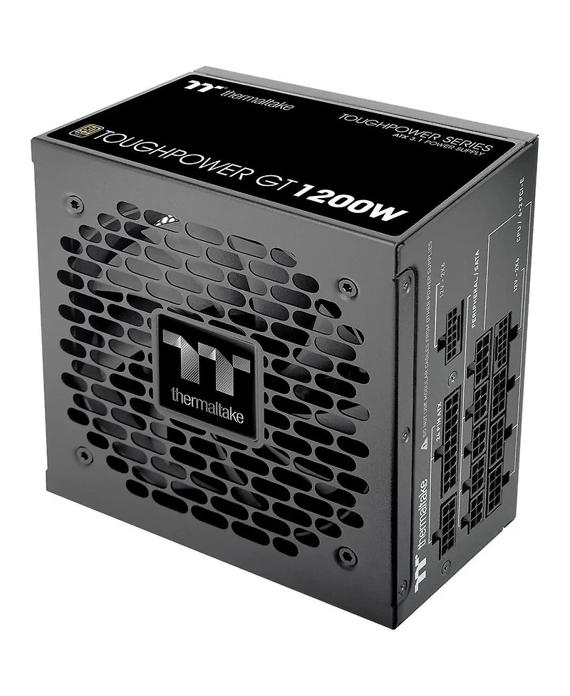 Thermaltake Toughpower Gt 1200W 80 Plus Gold Certified Fully Modular Atx 3.1 Power Supply Unit