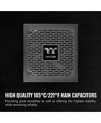 Thermaltake Toughpower GF1 Tt Premium Edition 850W 80 Plus Gold Certified Fully Modular Atx Power Supply Unit, 2024 Version