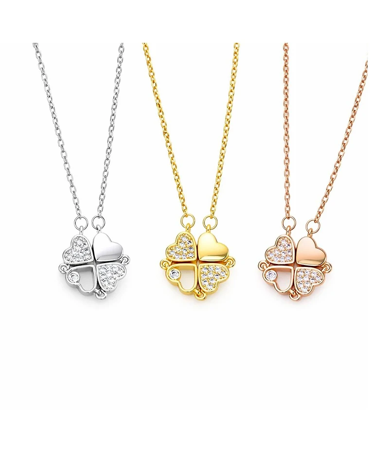 Rebl Jewelry Clover Pendant Necklace