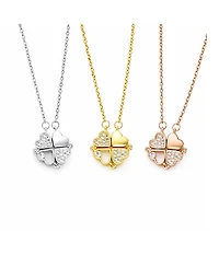 Rebl Jewelry Clover Pendant Necklace