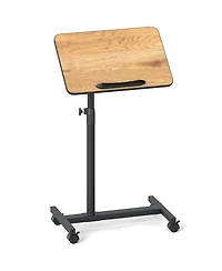 Gymax C-Shaped End Table Height Adjustable Side Table with Tilting Top